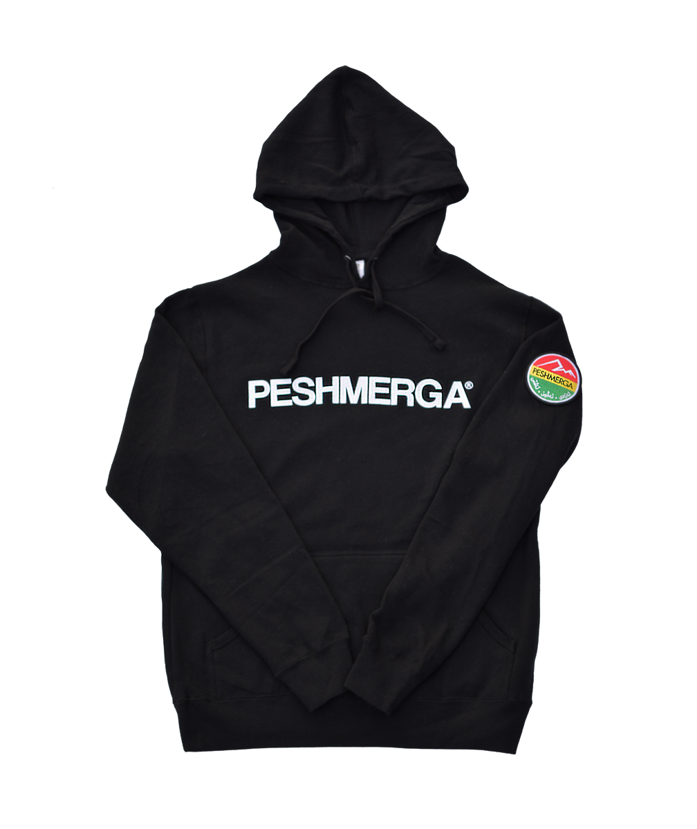 PESHMERGA MIDWEIGHT LOGO HOODIE (BLACK)