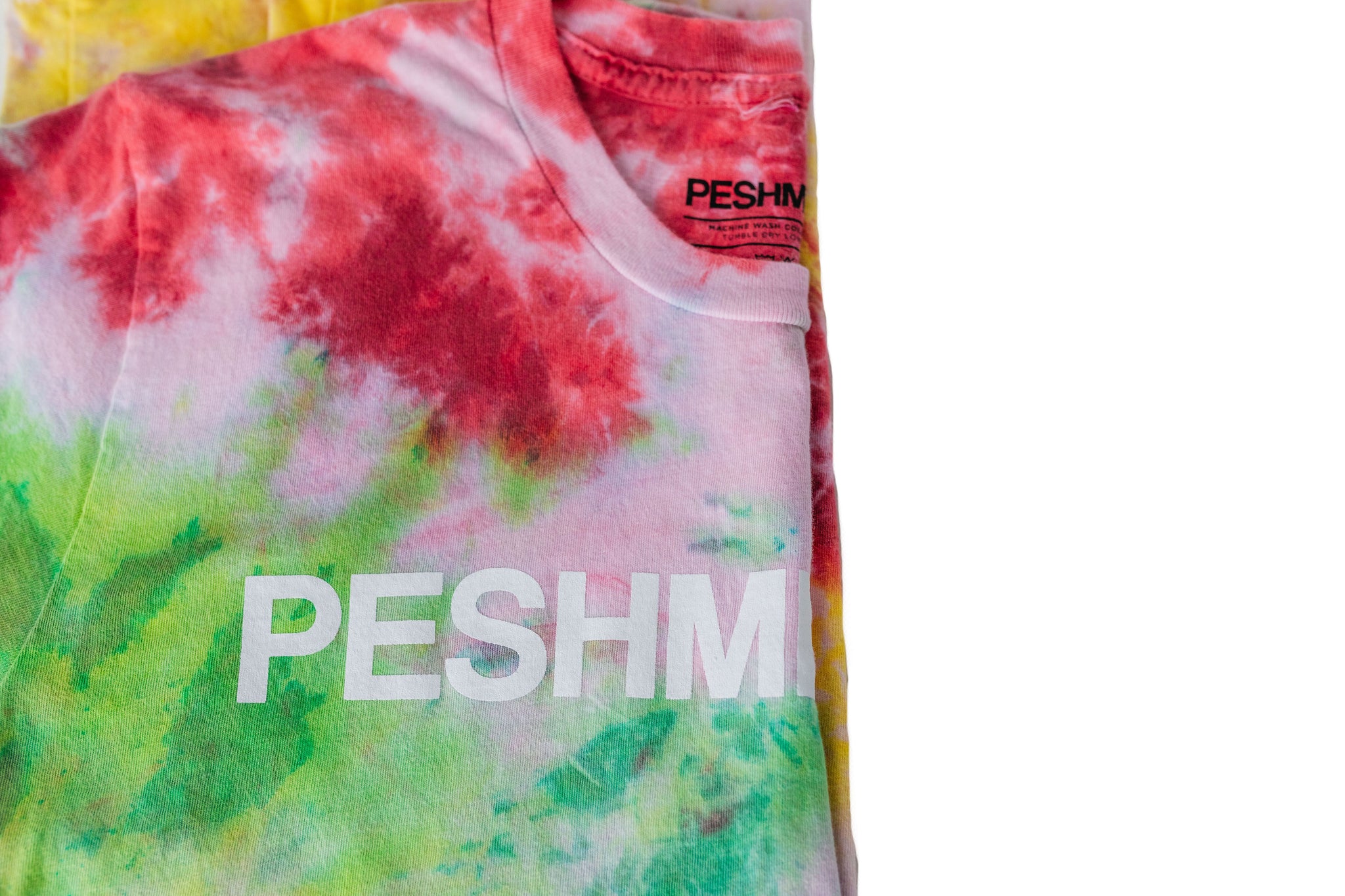 Peshmerga "Kurdistan" Tie Dye Tee (Red/White/Yellow/Green)