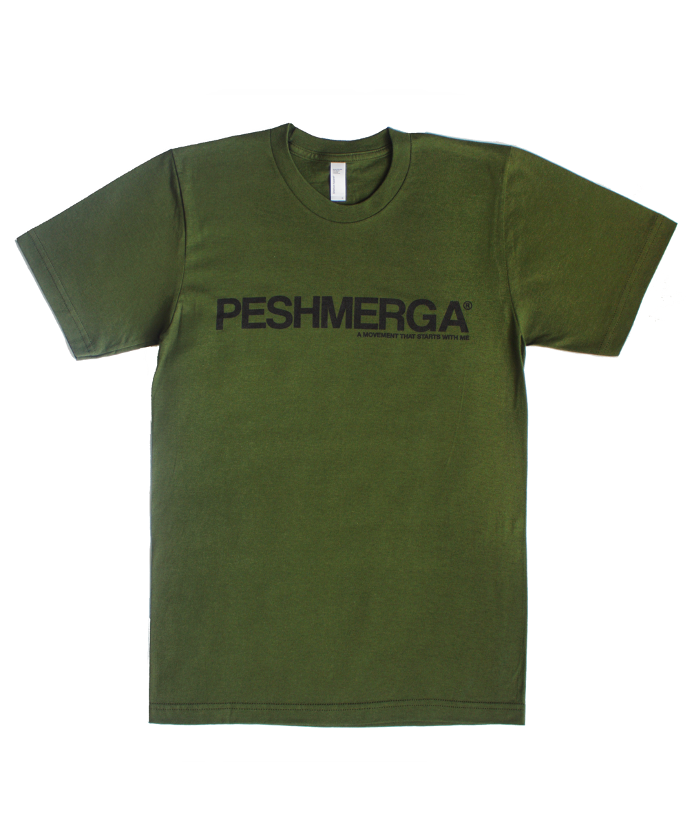 Peshmerga Logo T-Shirt (Olive)